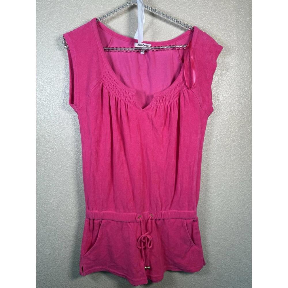 Juicy Couture Romper  XS Pink‎ FrenchTerry Sexy Beachwear Resort Wear Vacation